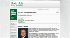 Desktop Screenshot of catalog.bhsu.edu